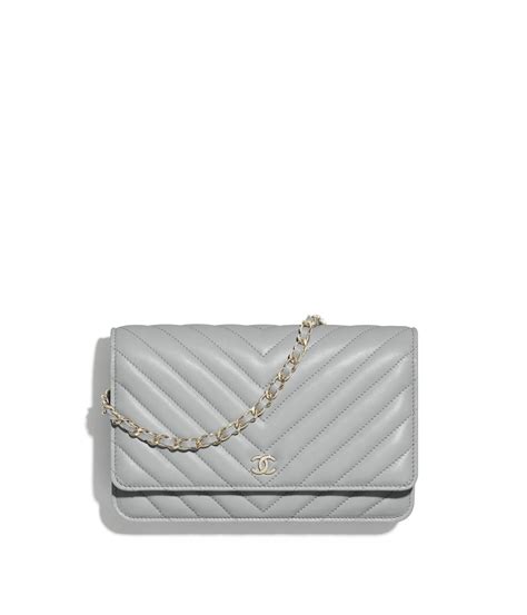 grey wallet on chain chanel|More.